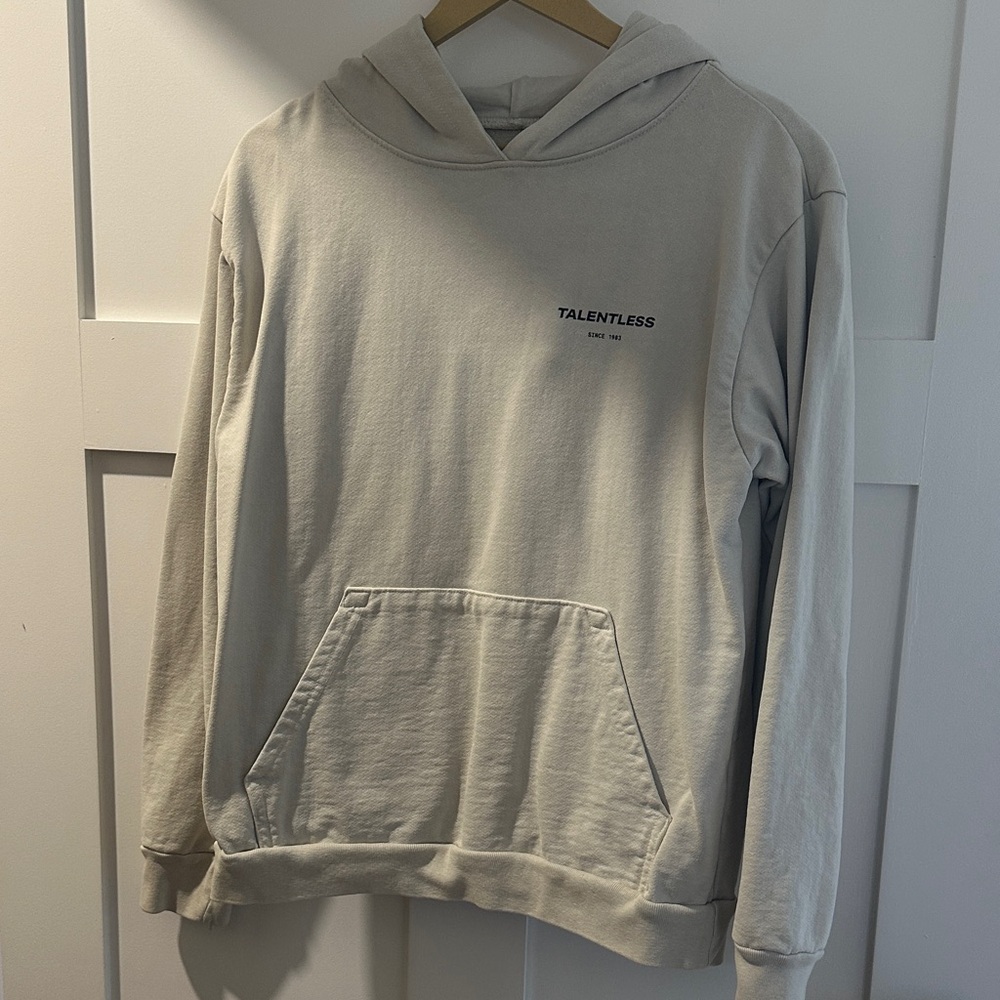 TALENTLESS Men's Off-White Hoodie